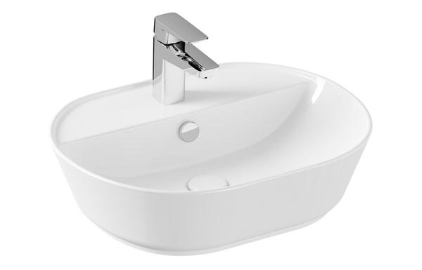 VitrA Geo 545x430mm 1TH Basin w/Overflow - White
